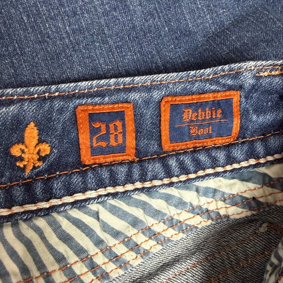 Rock Revival Debbie Women's Blue Jeans Boot Size 28 - Used - Picture 6 of 6